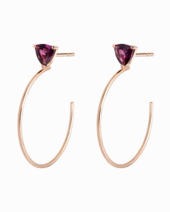 PENDIENTES MASAI HOOP DE GOLD AND ROSES GR-326.3R