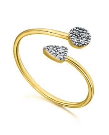 ANILLO LECARRÉ Flecha Oro diamantes GA080OA.SM