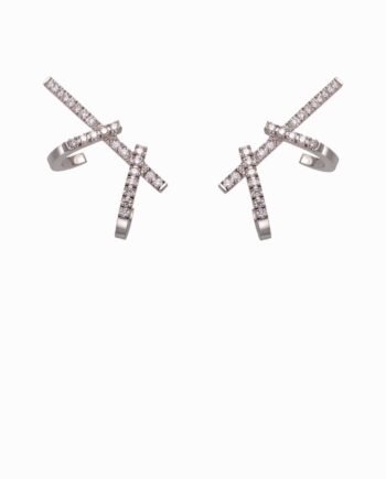 PENDIENTES DOBLE DAGA GOLD AND ROSES GR-266.1